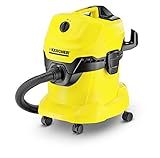 Karcher WD 4 Multi-Purpose 5.3 Gallon Wet-Dry Vacuum Cleaner with Attachments