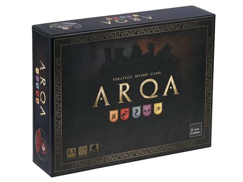 ARQAs Historical Strategy Board Game, Epic Diplomacy Game for Adults, Teens, Chronicling Expanding Adventure Events, Witness Unforgettable Family Night Journey with ARQAs Classic Game for 2-4 Players