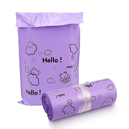Etenpo Sanitary Napkin Disposal Bags, Set of 100 Women Sanitary Disposal Bags, Pink Cute Cartoon, Hide Personal Items, Self-Adhesive Strip Seal Odor, Suitable for Tampons Tampon Pads