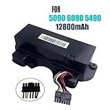 ZebRaz 14.8V 5200mAh/12800mAh Lithium Battery Accessories, Compatible for Conga 5090 6090 5490 Mopping Robot Battery Pack Spare Parts(12800mAh)