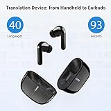 Timekettle M3 Language Translator Earbuds, Two-Way Translator Device with APP for 40 Languages and 13 Offline Translation Packs, Fast Reaction with Revolutionary Al Semantic Tech, Offline Version