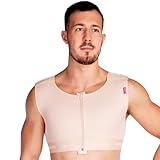 LIPOELASTIC MTmS Comfort- Gynocastemia Compression for Men, Daily Use Compression Vest for Men, Gynecomastia Compression Vest Natural