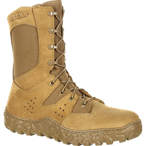 ROCKY S2V Predator Military Boot, Coyote Brown, Size 9.5(M)