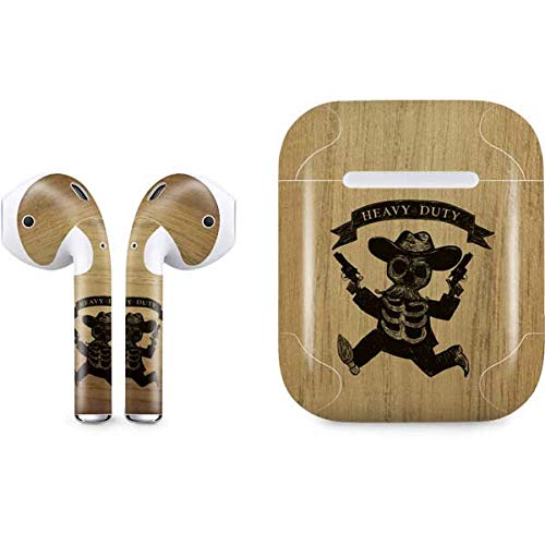 Skinit Decal Audio Skin Compatible with Apple AirPods with Lightning Charging Case - Officially Licensed Skinit Originally Designed Mr. Heavy Duty Design