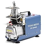 Air Compressor, YONG HENG Electric High Pressure PCP Air Pump with Auto Shut-off, 30Mpa 4500 PSI Air Pump for Paintball Airgun Scuba Air Rifle Fill Station for Fire Fighting Diving