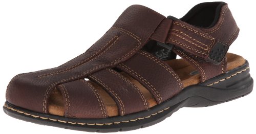 Dr. Scholl's Shoes Mens Gaston Sandals, Brown, 11 US