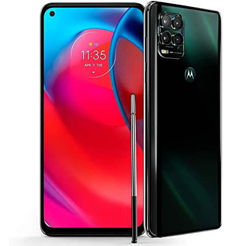 Motorola Moto G Stylus 5G | 2021 | 2-Day Battery | Unlocked | Made for US 4/128GB | 48MP Camera | Cosmic Emerald