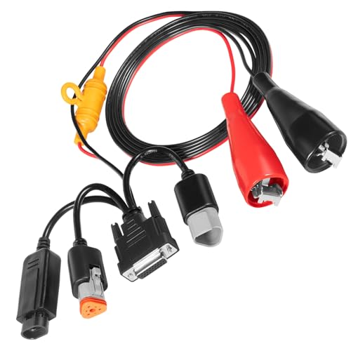 mooncar 493033 3-Pin Diagnostic Adapter Cable for Cummins Engines with 2 or 3 Pin Connector,Replacement for Nexiq USB Link 2&3