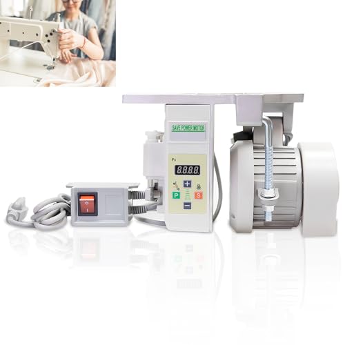 Industrial Sewing Machine Motor, Sewing Machine Servo Motor, AC110V 750W 1HP, 200-6000 RPM, Run CW and CCW, Energy-Saving Mute, with Instruction Manual