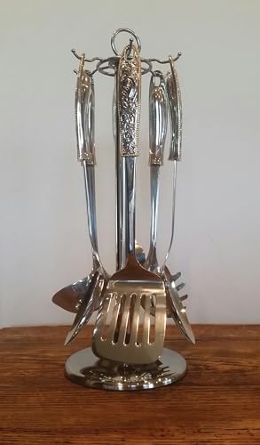 Western Buckle Six Piece Serving Tool Set w/Rack