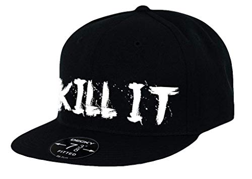 5% Nutrition Rich Piana Love It Kill It, Black Hat with White Lettering Flex Fit (7 1/4-7 5/8)
