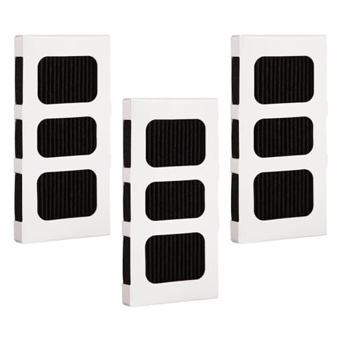 3pcs Refrigerator Air Filters, Fridge Air Filter Replacement with Rich Carbon Particles Strong Absorption Air Filter for Fridge Compatible with Paultra 2 PURE AIR ULTRA 2 Refrigerators