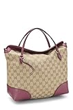 Gucci, Pre-Loved Pink Original GG Canvas Bree Handbag, Pink