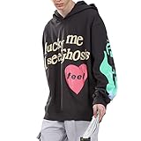 DONCARE Lucky I See Ghosts Hoodie Kids See Ghosts Men's West Rapper Grey Sweatshirt