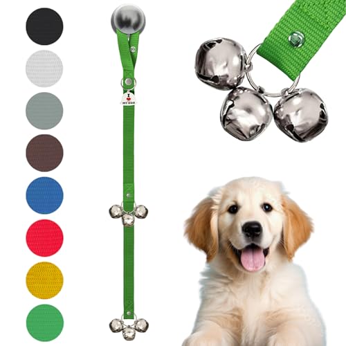 Caldwell's Pet Supply Co. Dog Potty Bells, Dog Door Bell, Bells to Go Outside, Potty Training Bell, Dogs Doorbell, Dogs Potty Doorbell, Ring to Go Pee, All Breed Puppy Training Tool