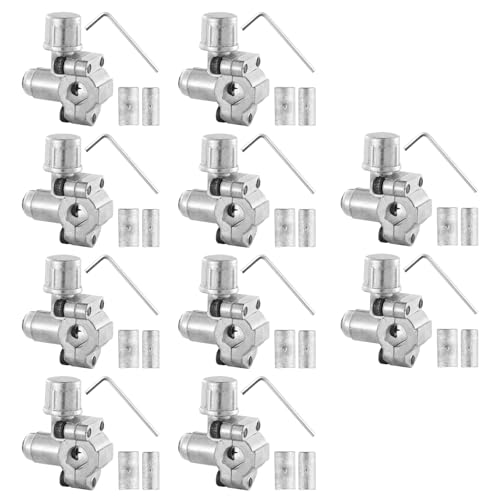 10 PC Bullet Piercing Valves, BPV-31 Piercing Valve Kit, A/C Refrigerant Retrofit Valve for R12 R22 R502 HVAC Refrigerant System 1/4, 5/16, 3/8 Inch Outer Diameter for TJ90BPV31, AP4502525, BPV31D