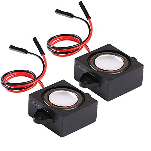 MakerHawk 2pcs Mini Speaker - 3W 8 Full-Range Portable Advertising Speaker Connector (3.3V - 5V)