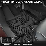 KARPAL Floor Mats fit Toyota Highlander 2020-2024 2025 7-Seater, All Weather Custom Fit TPE Floor Liners, 1st 2nd Row & Cargo Mat Back Seat Cover Protector Full Sets (5 PCS)