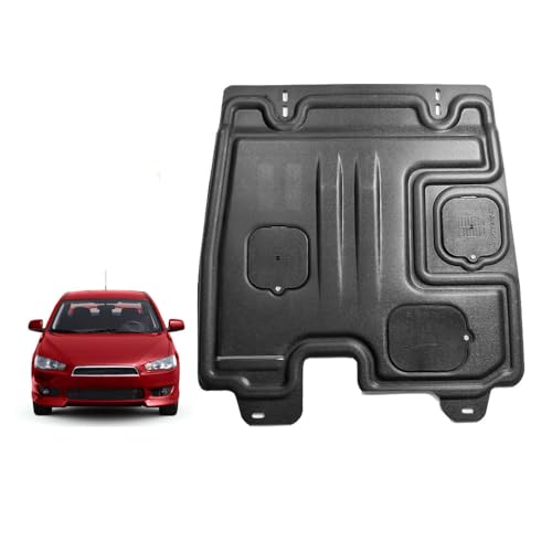 1PCS Front Engine Splash Shield Fit for Mitsubishi Lancer 2009-2017 Engine Splash Guard Suitable for Lancer Thickening Front Engine Cover Mud Flaps