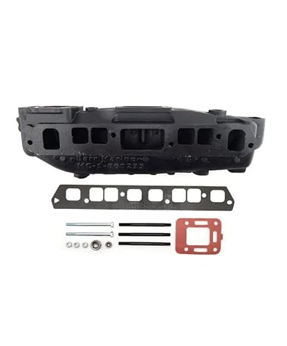 Intake Exhaust Manifold compatible with Mercruiser 3.0 4 cyl 3.0L