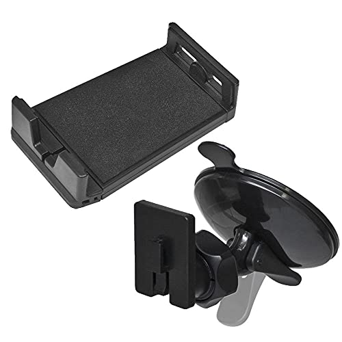 Bracketron NavGrip XL Car Dash Window Mount Holder for Tablets GPS iPhone X 8 Plus 7 SE 6s 6 Samsung Galaxy S9 S8 S7 S6 S5 Note Google Pixel 2 LG Garmin Nuvi TomTom Via Go Magellan DashCam Navigator BT1-651-2