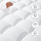 ELEMUSE Dual Layer 3 Inch Memory Foam Mattress Topper Twin XL, Dorm Room 2 Inch Cooling Gel Memory Foam Plus 1 Inch Down Alternative Pillow Top Mattress Pad, College Essential, Soft Comfort Support