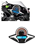 MINYCAR Upgrade Your Compatible with Honda CBR250R 2012-2013 Motorcycle with The Compatible Gauge Cluster Meter Universal Speedometer Tachometer and Odometer Instrumen