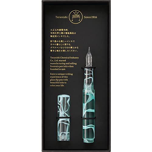 Teranishi Chemical Industry GLAA-MT Guitar Glass Pen with Cap Aurora Ice Mint