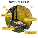 Po Campo Bike Frame Bag – Tussey Phone Holder for Bicycles – Top Tube Bag for Cycling - Waterproof Fabric Colorful Bike Pouch Storage for Women and Men (Meadow)