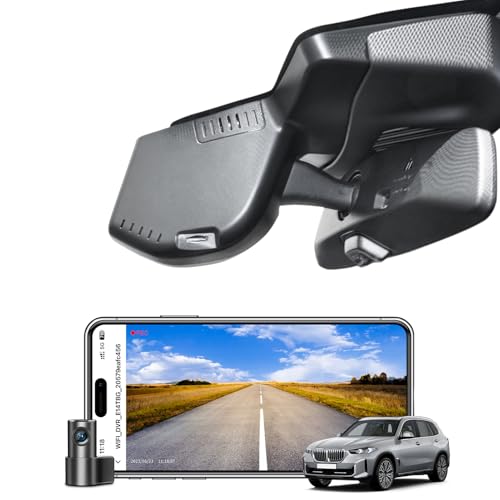 Mangoal Front 4K & Rear 1080p Dash Cam for BMW X5 Gen4 G05 F95 2024+ Facelift(Model C), X5 M M60i sDrive40i xDrive40i, OEM Style, 2160P UHD Video, WiFi & APP, 128GB Card