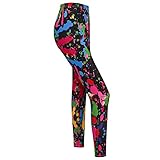 80s Costumes for Women, Halloween Decades Clothes Outfit Accessories Neon Leg Warmers Shirts Leggings Earrings Jewelry Headband,2-PK-S