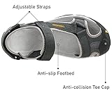 CAMEL CROWN Men's Waterproof Hiking Sandals Closed Toe Water Sandals Athletic Sport Sandals for Summer Outdoor Beach Wading Boat for Hiker Gray 9.5