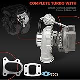 A-Premium K16 Complete Turbocharger Turbo Kit with Gasket Compatible with Mercedes-Benz & Freightliner Models - Truck OM904 2001-2005 4.3L, Atego OM904LA 2000 4.3L967199, 53169887156