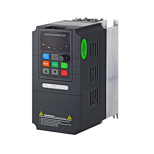 ATO 480V 3-Phase VFD Inverter, 2hp 1.5kW Three Phase Input Output VFD Variable Frequency Drive, 3 Phase 50Hz/60Hz Input 0.00~400.00Hz Output VFD(480)