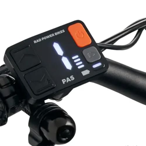 NULKOMMA Rad Power LCD Display Meter 48V Ebike Speed Control Screen Panel with Waterproof 5-pin Male Connector