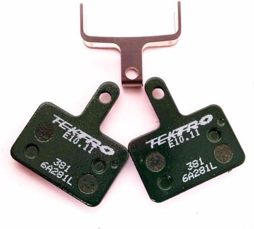TEKTRO E10.11 Resin Disc Brake Pads | Organic Resin | Smooth & Powerful Braking | Easy Replacement