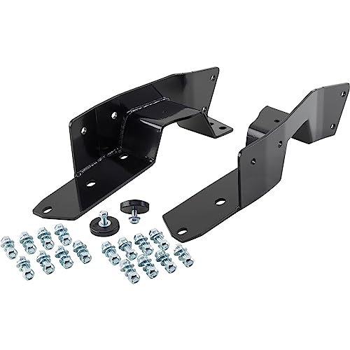 1963-72 Chevy C10/GMC C15 Pickup Frame C-Notch Kit for 4"+ Lowered Trucks | Premium 1/4" Thick Steel | Bolt-In, No Welding | Includes Grade 8 Bolts, Bump Stops & Installation Guide