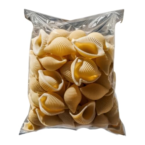 Jellybean Foods Jumbo Stuffing Shells Pasta - Large Pasta Shells for Stuffing - Coquille Pasta Shells - Jumbo Shells for Baking - Vitamin Enriched Easy-Stuff Shells for Creative Meals (2 LB)