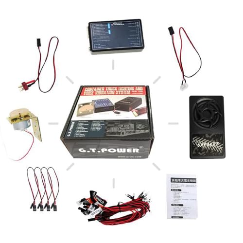 GT Power Container Truck Lighting and Voice Vibration System for RC Trucks Cars 1/14 Tamiya Truck Scania R470 R620 Volvo FH16
