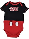 Disney Mickey Mouse Donald Duck Pluto Newborn Baby Boys 5 Pack Cuddly Bodysuits Mickey Mouse Clubhouse 3-6 Months