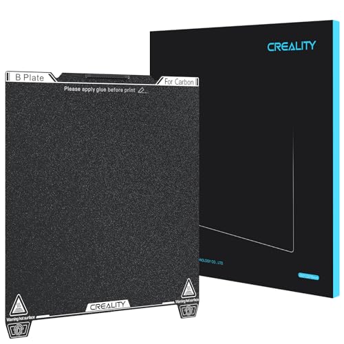 Creality Official K1C Build Plate, 235x235mm Textured Surface PEI Sheet Magnetic Flexible Spring Steel Bed Plate for K1 SE/K1/Ender 3/3 V2/3 V3/3 V3 KE/3 V3 SE (Without Magnetic Base)
