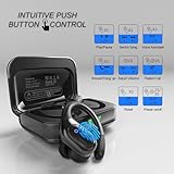 Groove Electronics 4-in-1 Wireless Earbuds with Charging Case - 80 Hours Playtime Wireless Headphones Bluetooth 5.3 - IPX7 Waterproof Noise Cancelling Earphones with LED Light Display | Charging Pad