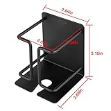 Linkidea Electric Razor Holder Wall Mount, Razor Hanger, Stainless Steel Electric Shaver Bathroom Holder Compatible with Philips Shaver 2400, Norelco Series 9, Series 7 (Black)