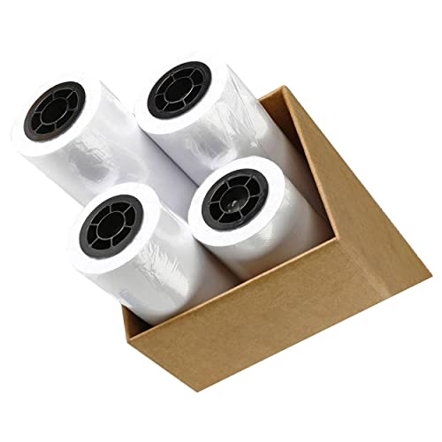 CAD Paper Rolls 24 x 150 (24' x 150', 20lb) Ink Jet Bond Rolls | Ultra-White, Wood-Free 80GSM Plotter Paper For Engineers, Architects, Copy Service Shops