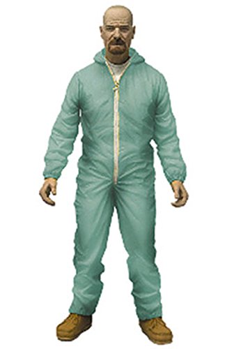 Mezco Toys Breaking Bad: Green Haz-Mat Suit Walter 6" Figure, White