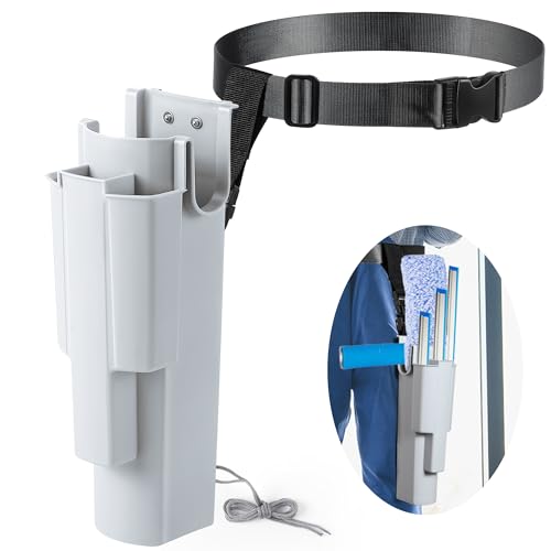 Feekoon Window Cleaning Holster with Belt, Detachable Side Bucket on a Belt, Squeegee Holder Tool Belt, Carry Multiple Tools on Your Waist, Window Cleaning Tools Kit Ideal for Window Cleaners