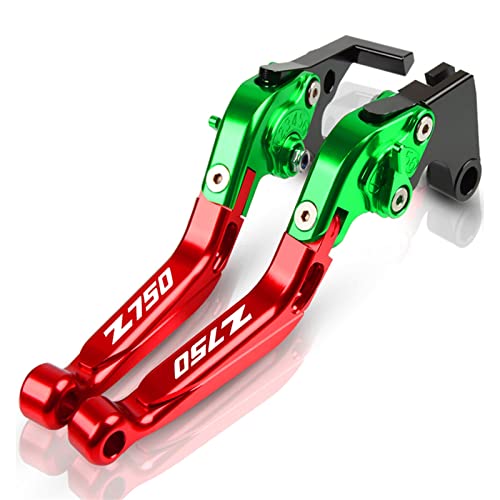 Handle Clutch Brake Lever For Kawasaki Z750S 2006-2009 CNC Folding Extendable Motorcycle Brake Clutch Lever Handle (Color : 2)