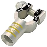 Bay Marine Supply Tin Plated Straight Battery Terminals by FTZ - 4/0 Negative & Postive