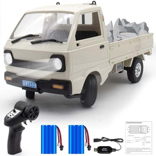 Mostop Remote Control Car D12 Crawler RC Car 1/10 Scale Drift Climbing Truck Crawler with 2 Batteries,Proportional Control Crawler Off-Road Pick-up Truck,RC Crawler Kids Toy Climbing RC Vehicle