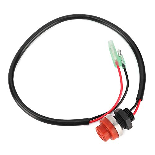 for 1989 Outboard Start Button Boat Button Switch, Start Stop Switch Keyless Push Button for Marine Boat Yatch Outboard Engine